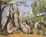 Paul Cezanne Bath woman who oil painting artist
